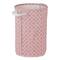 DII® Round Lattice PE-Coated Cotton Polyester Laundry Hamper